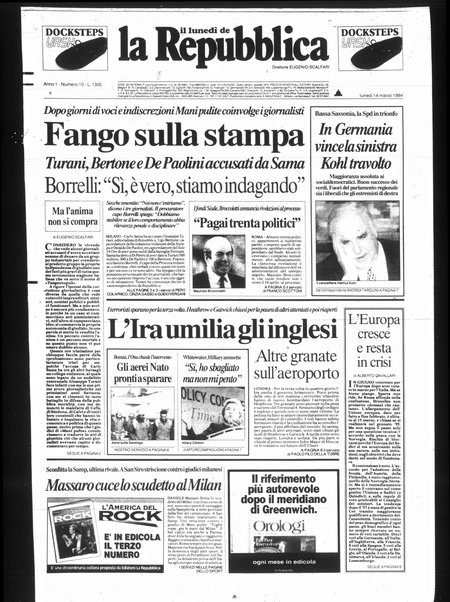 Il lunedì de La repubblica